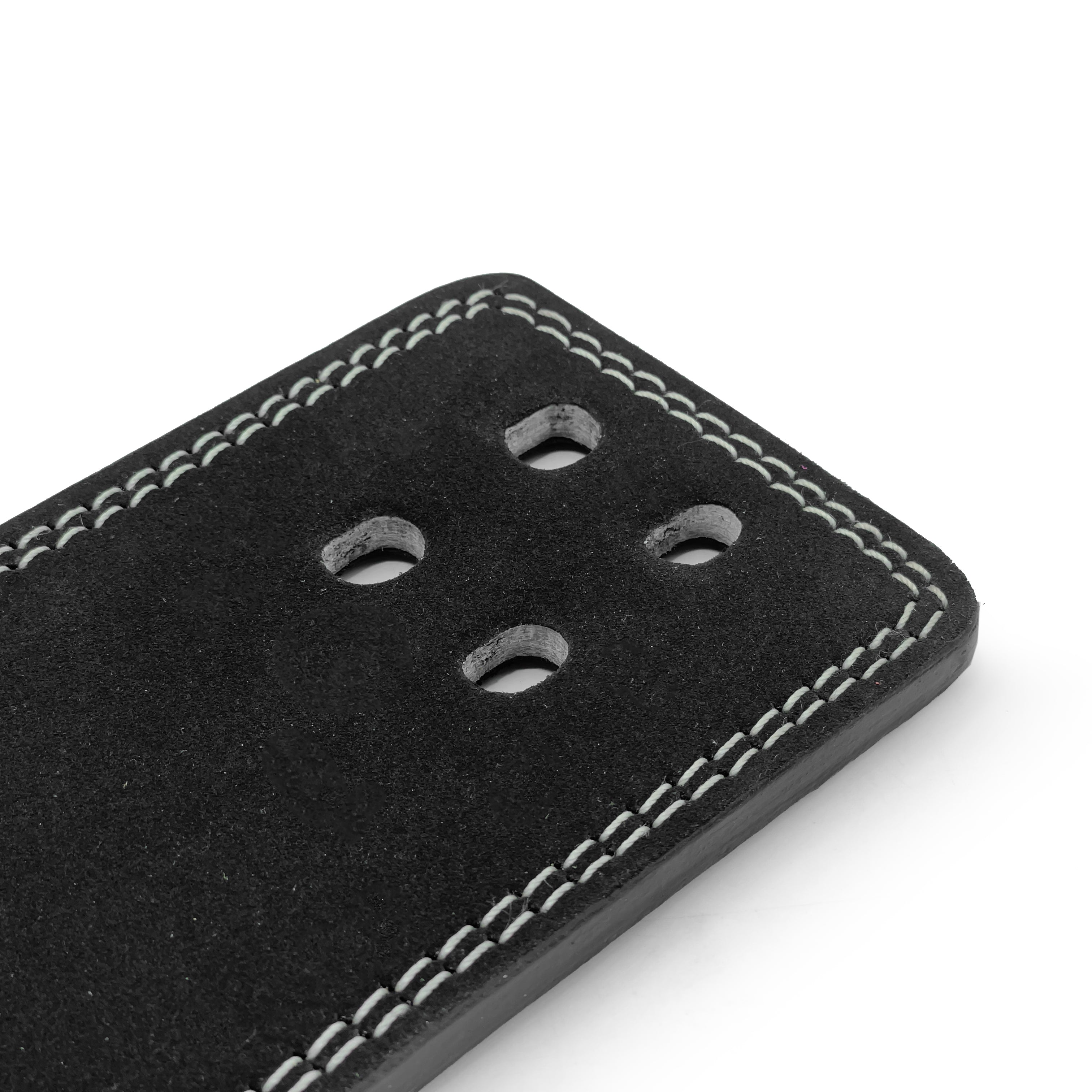 Tali Pinggang Tuil Angkat Berat Suede 10mm PRO - Hitam