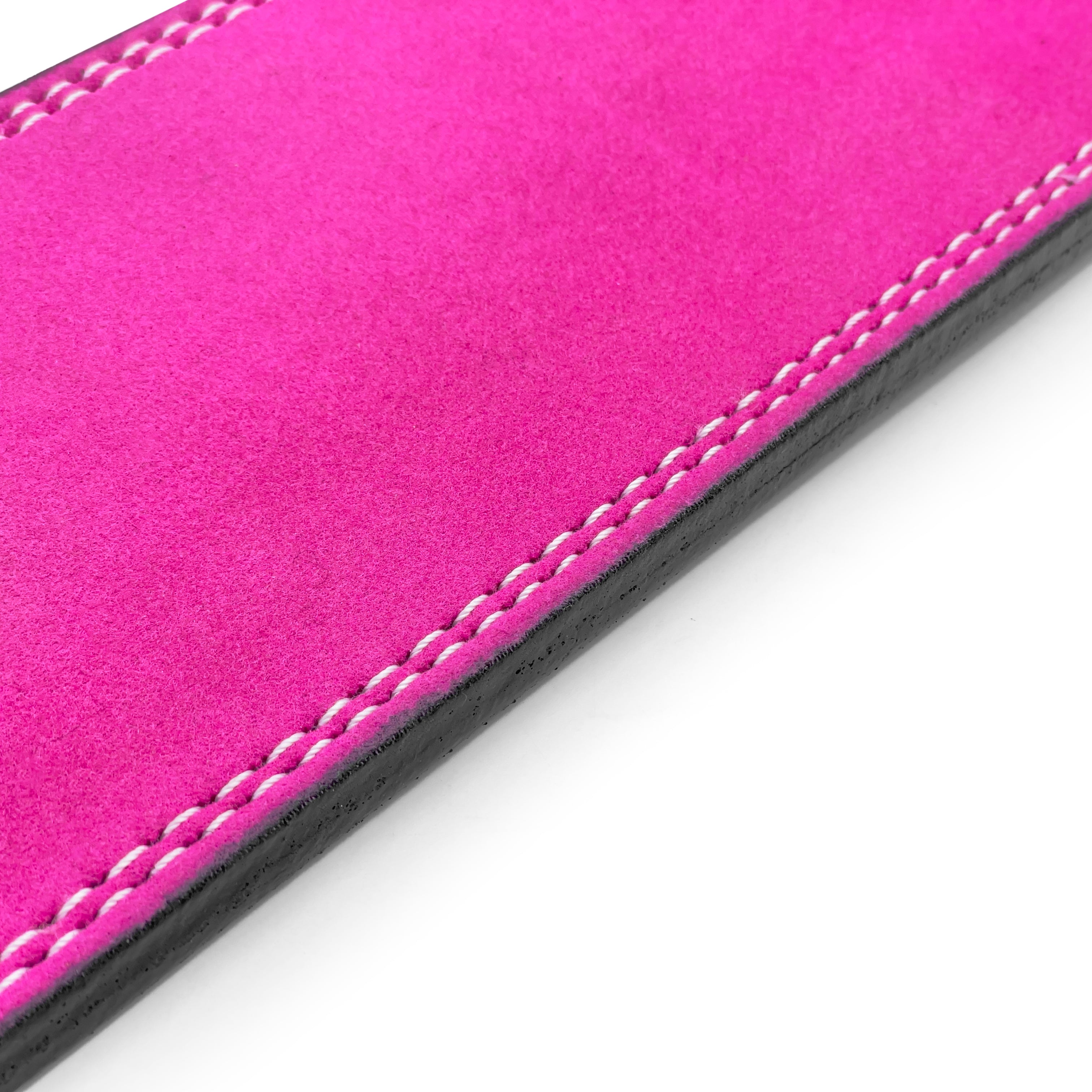Tali Pinggang Tuas Kulit Suede 10mm - Barbie Pink