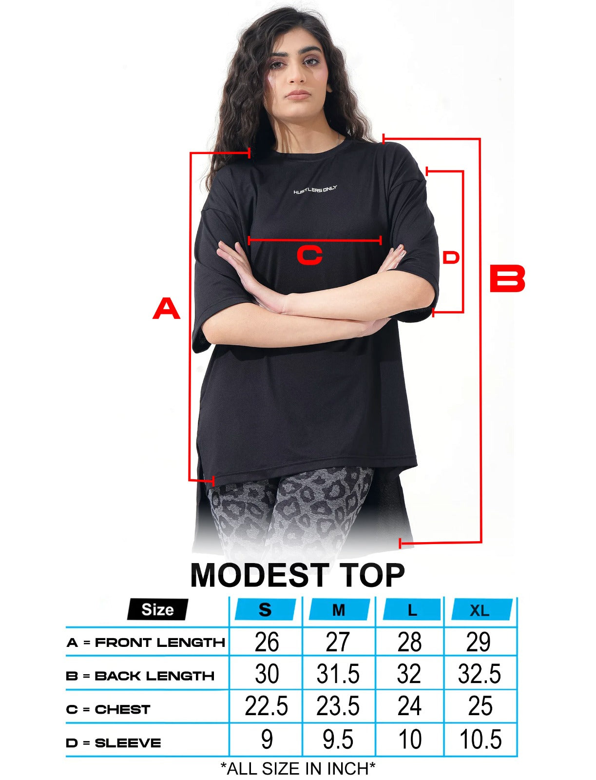 The Modest Top - Black