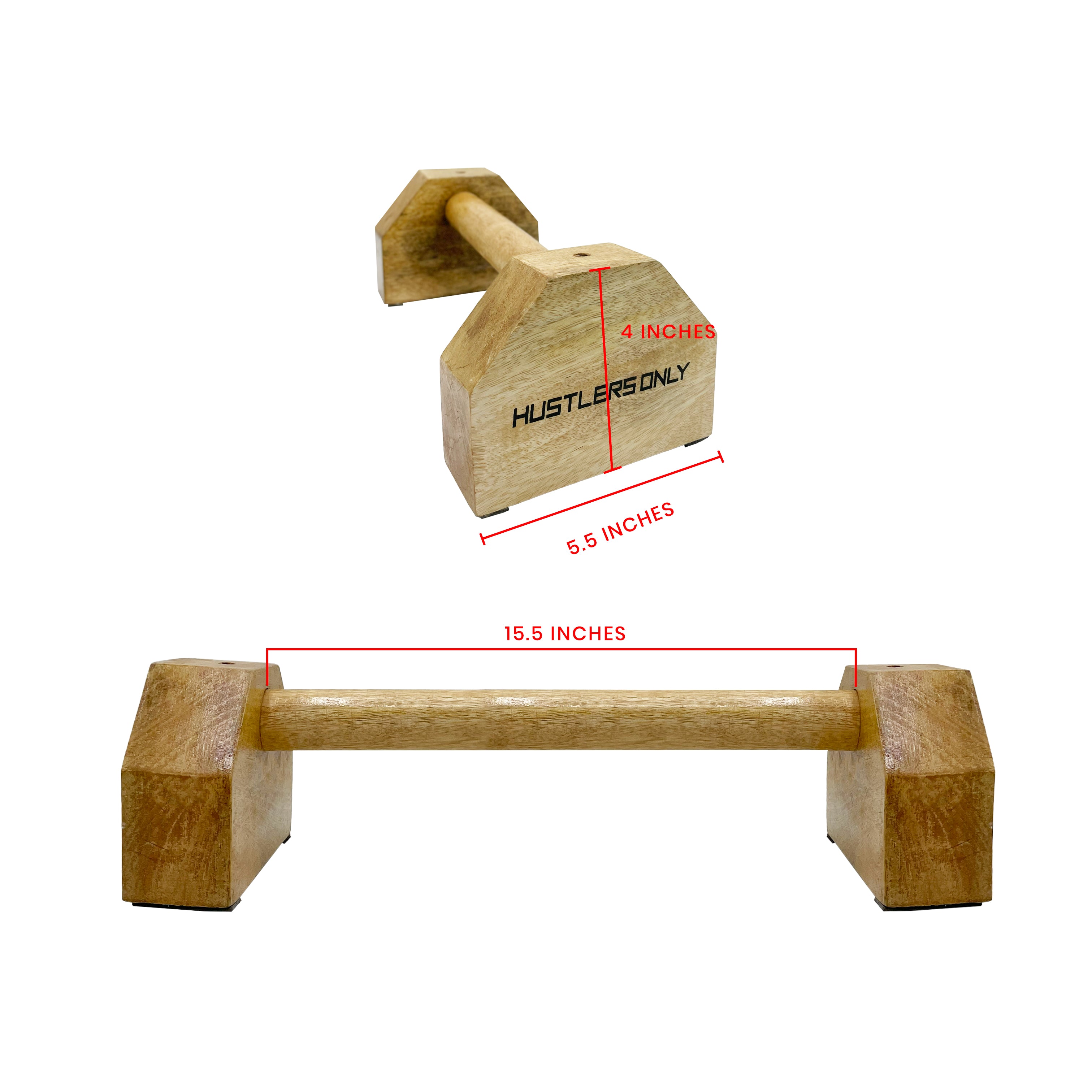 Calisthenics Push Up Parallettes (15.5 Inches)