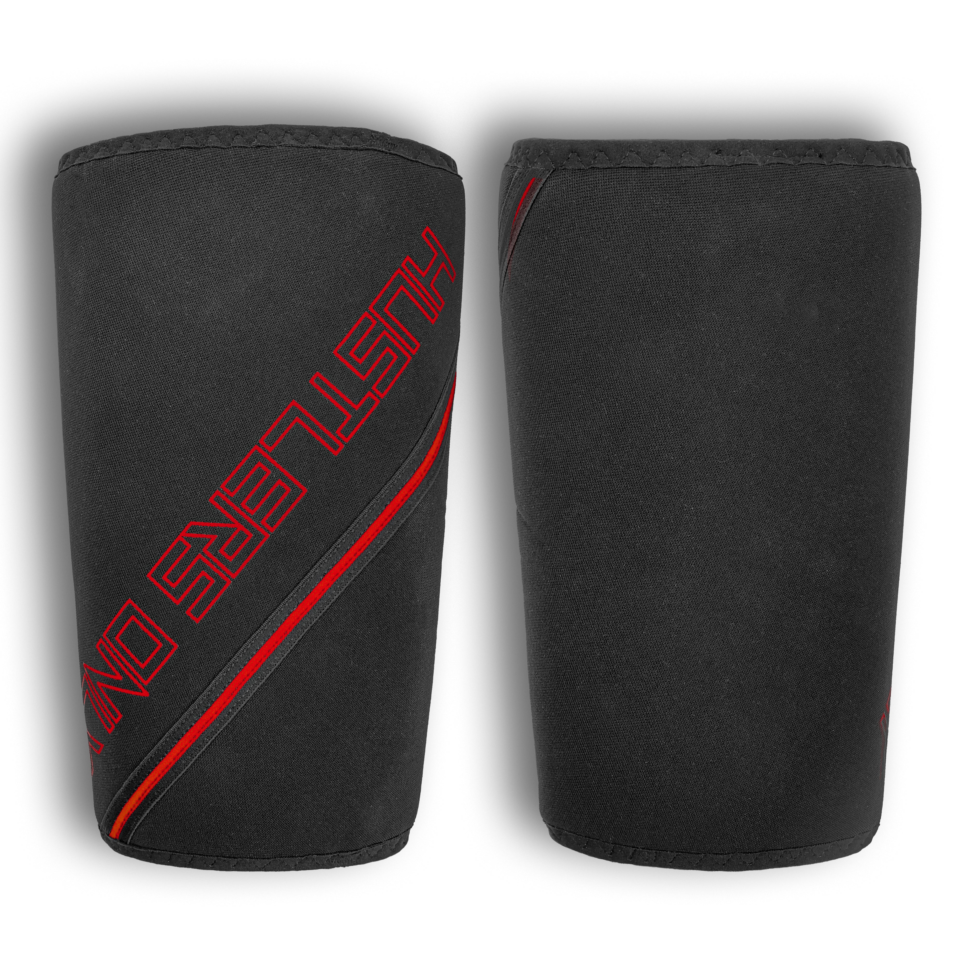 Lengan Lutut Powerlifting - 7mm Merah