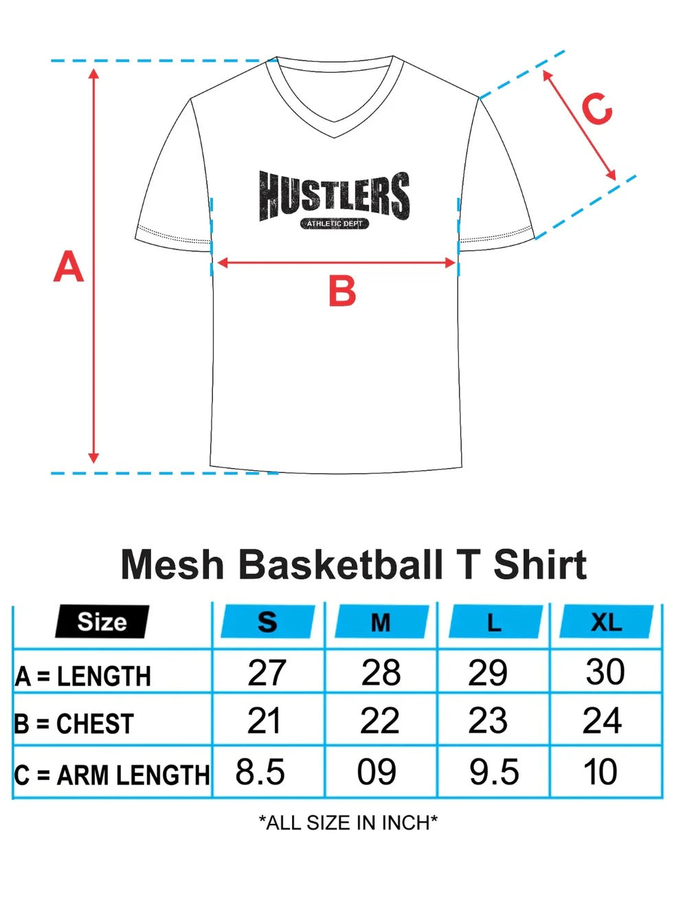 Mesh Basketball Tshirt Black
