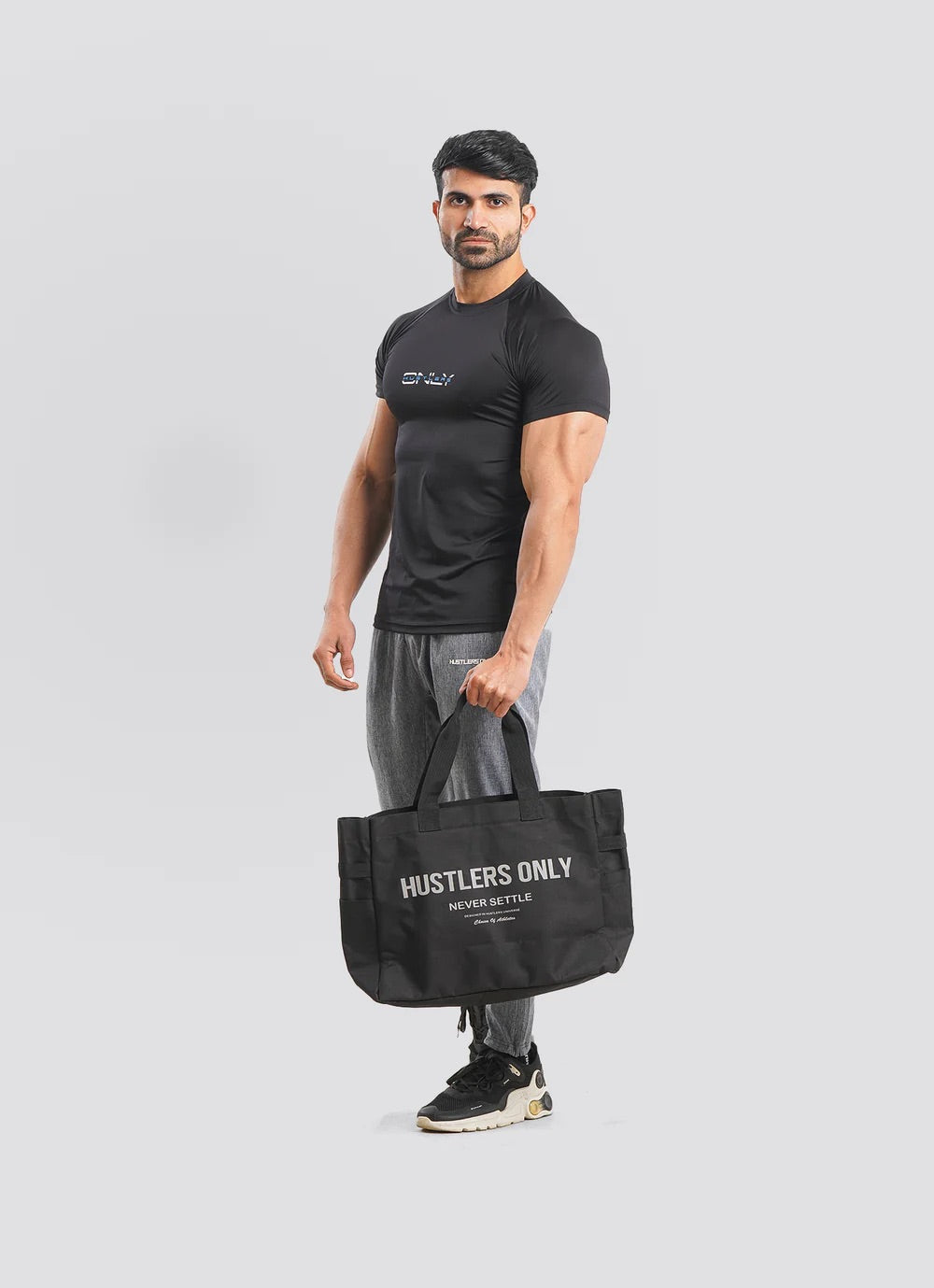 Utility Mesh Back Tshirt - Black