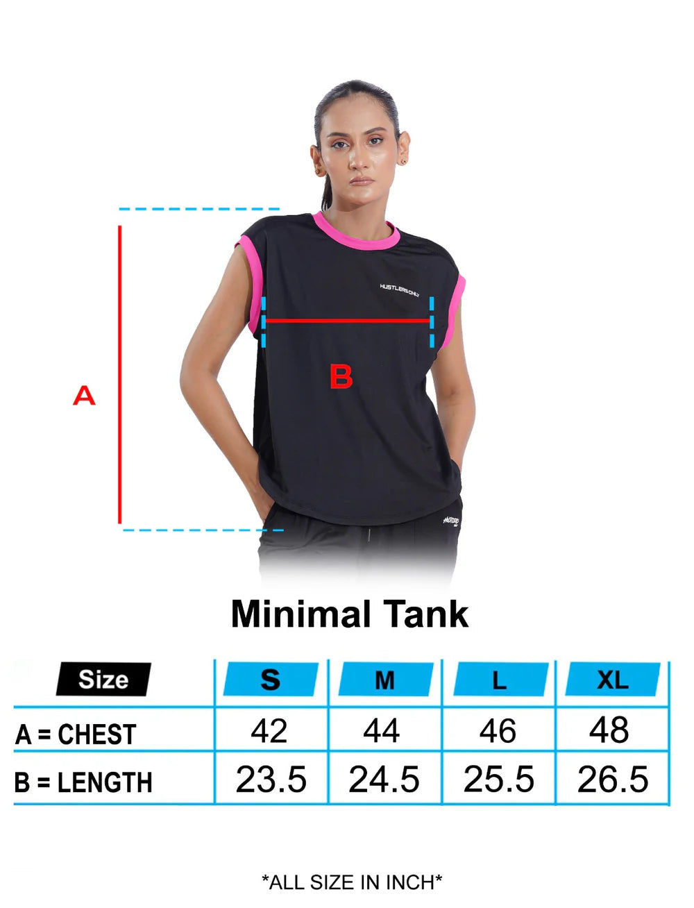 Tangki Minimum - Hitam