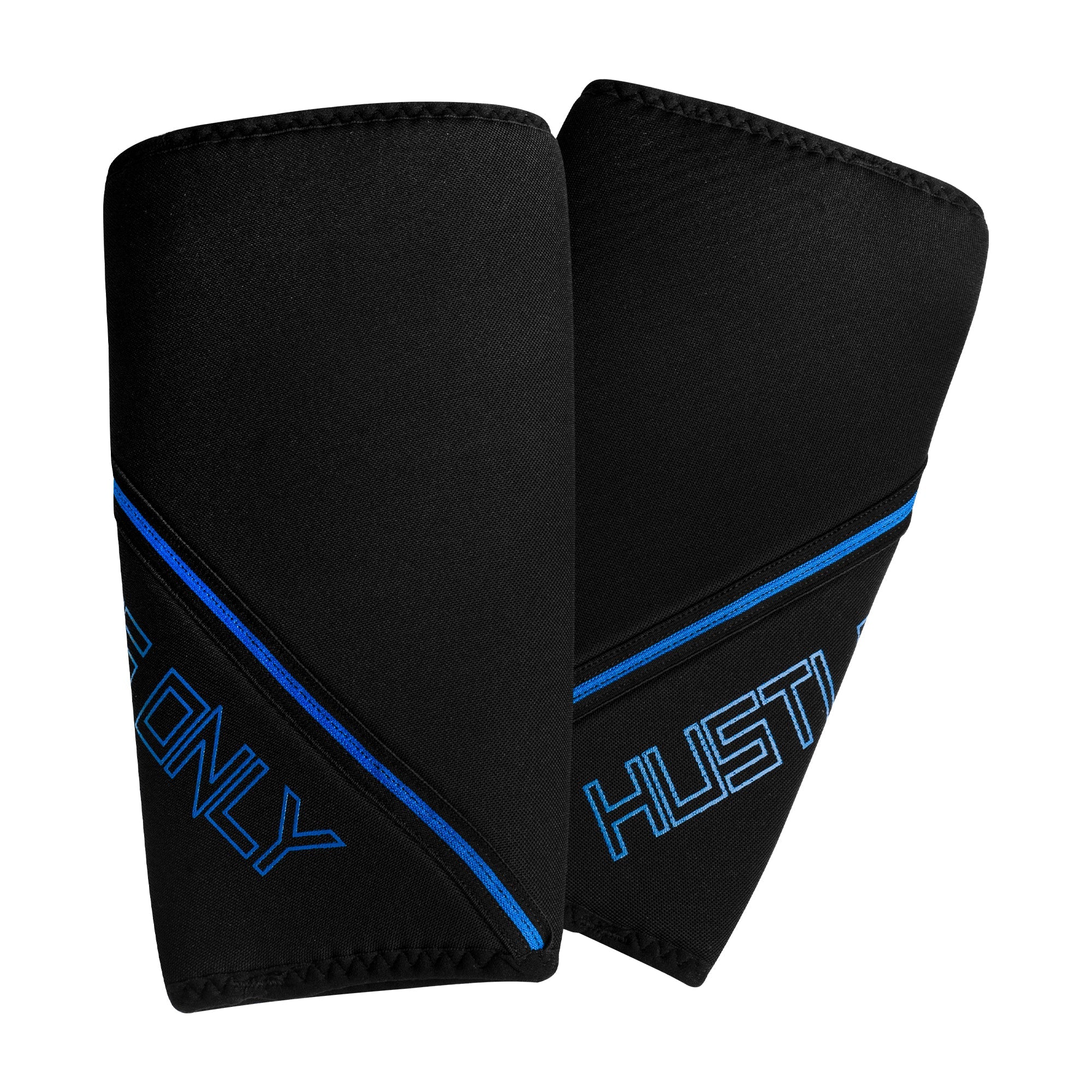 Lengan Lutut Powerlifting - Biru 7mm