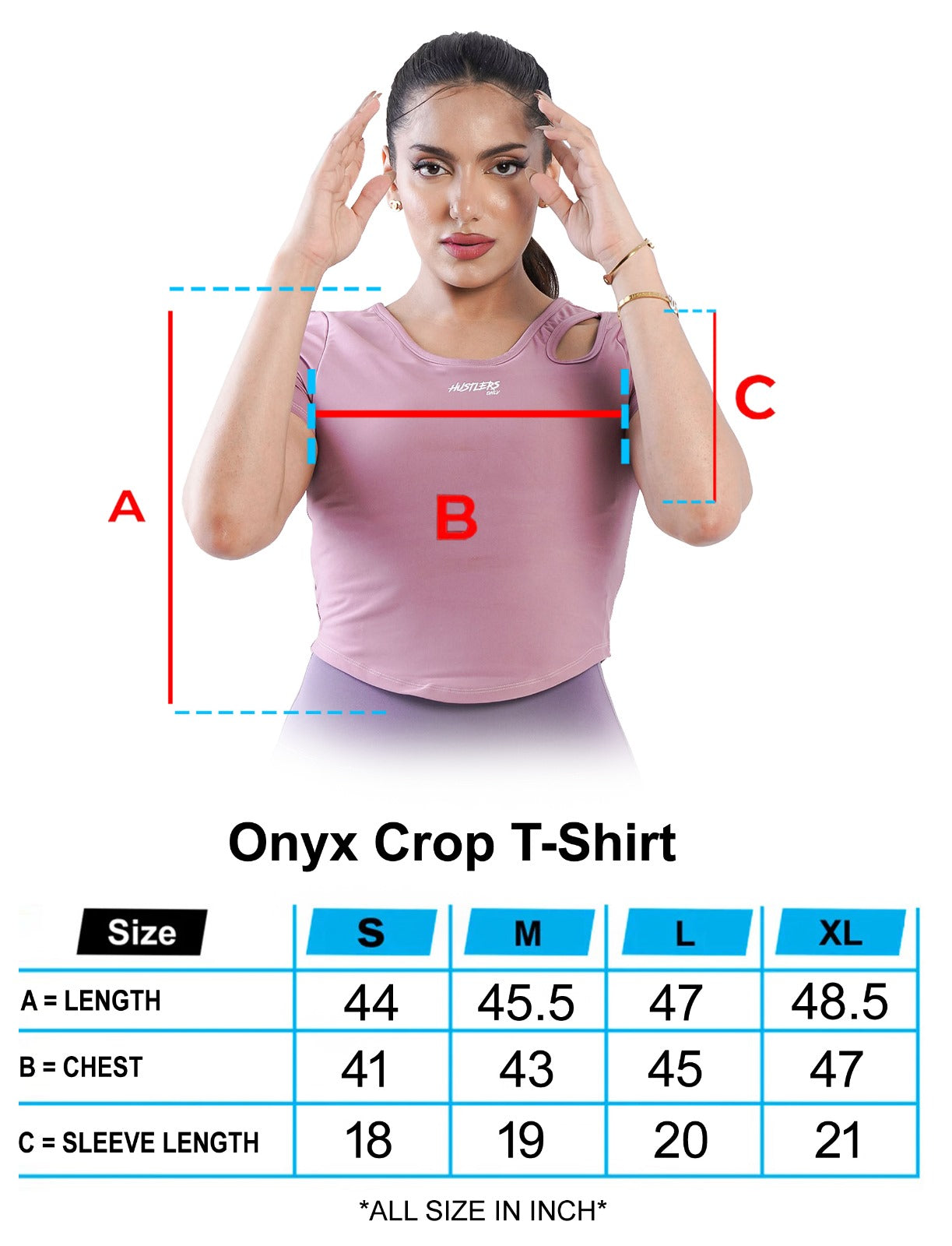 T-Shirt Tanaman Onyx - Merah Jambu
