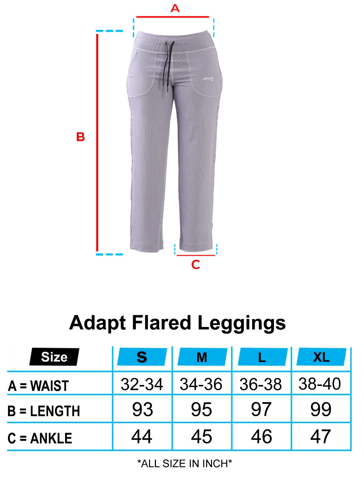Adapt Flared Leggings - Grey