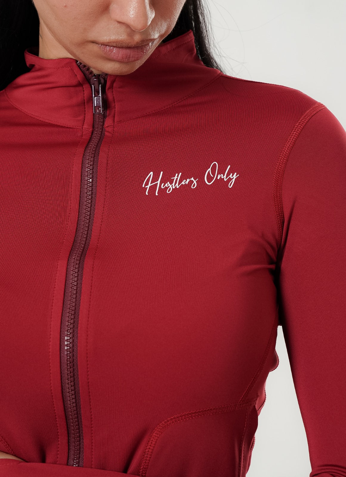 Stamina Zipper Top - Red