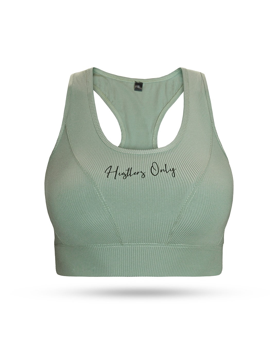 Everyday Ribbed Sports Bra - Green