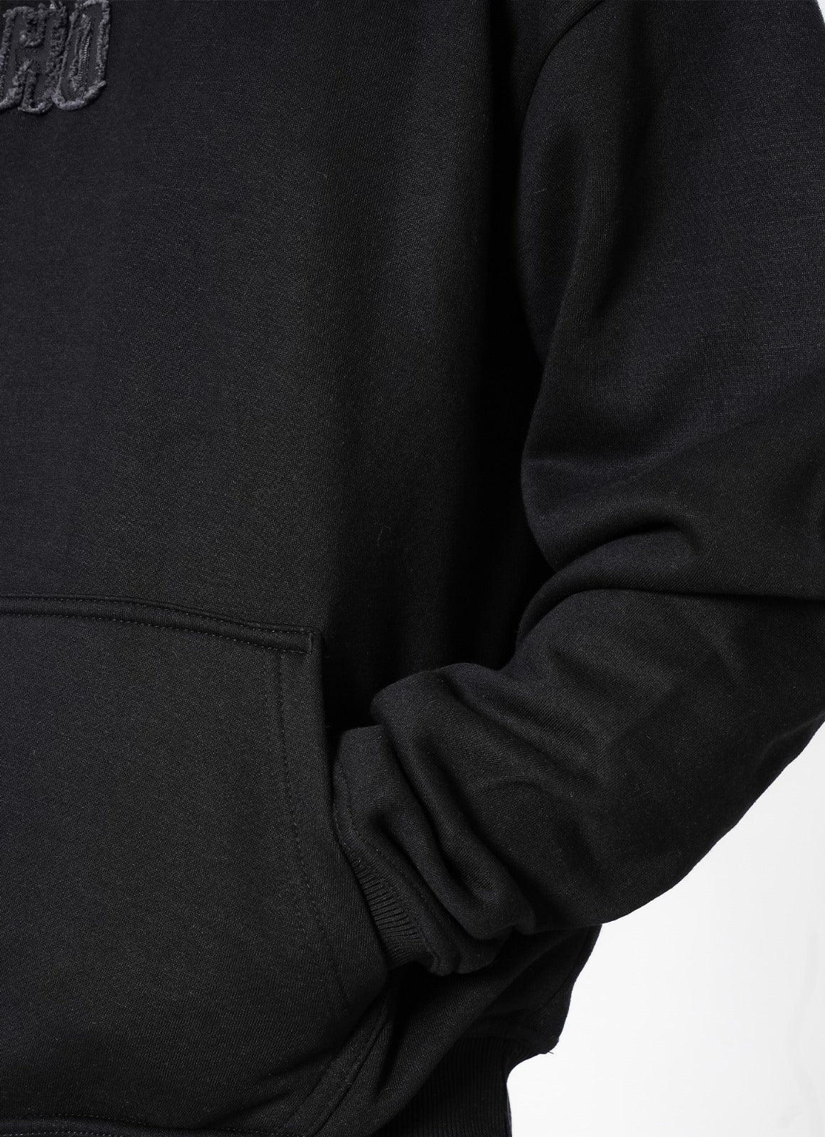 Crude Oversized Hoodie - Black