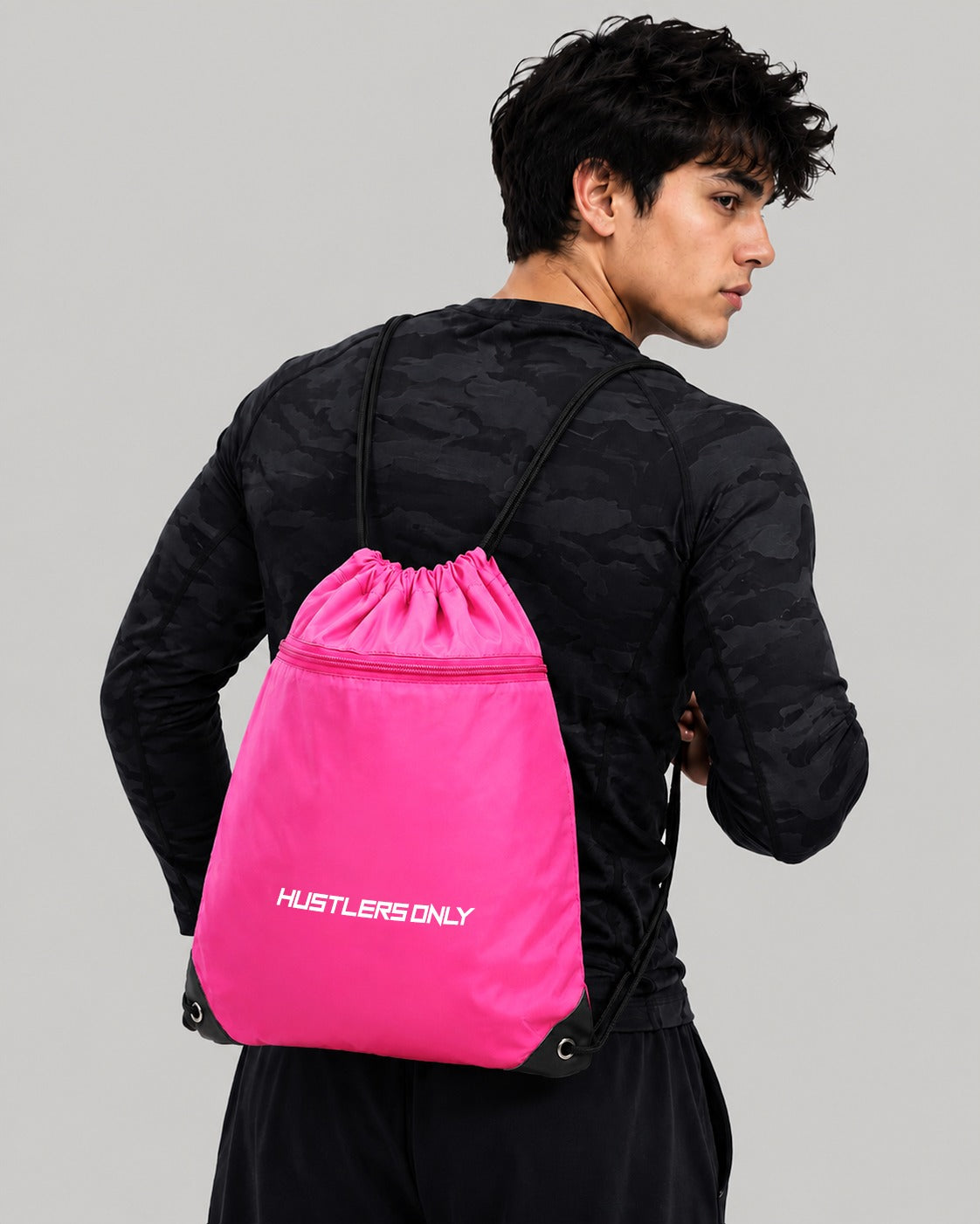 Drawstring Bag - Pink