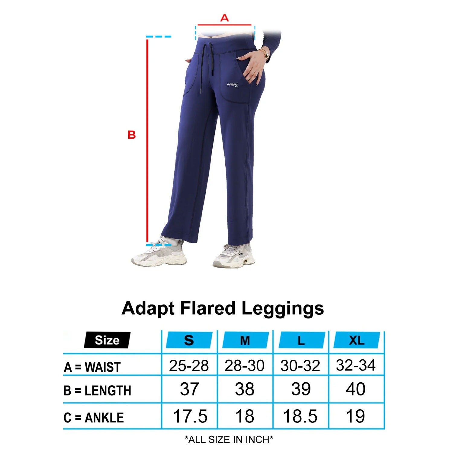 Adapt Flared Legging - Biru