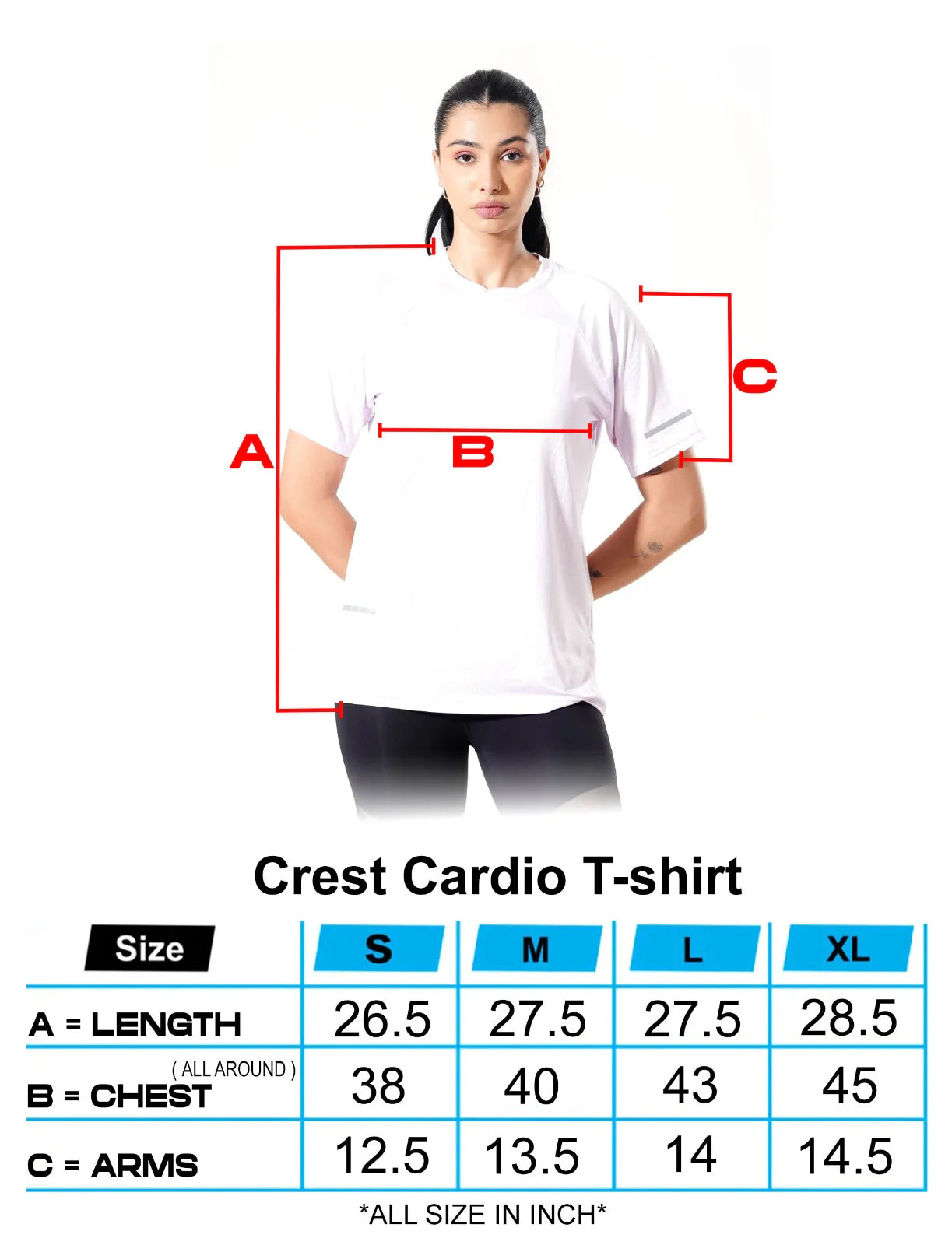 Crest Cardio Tshirt - Lavender