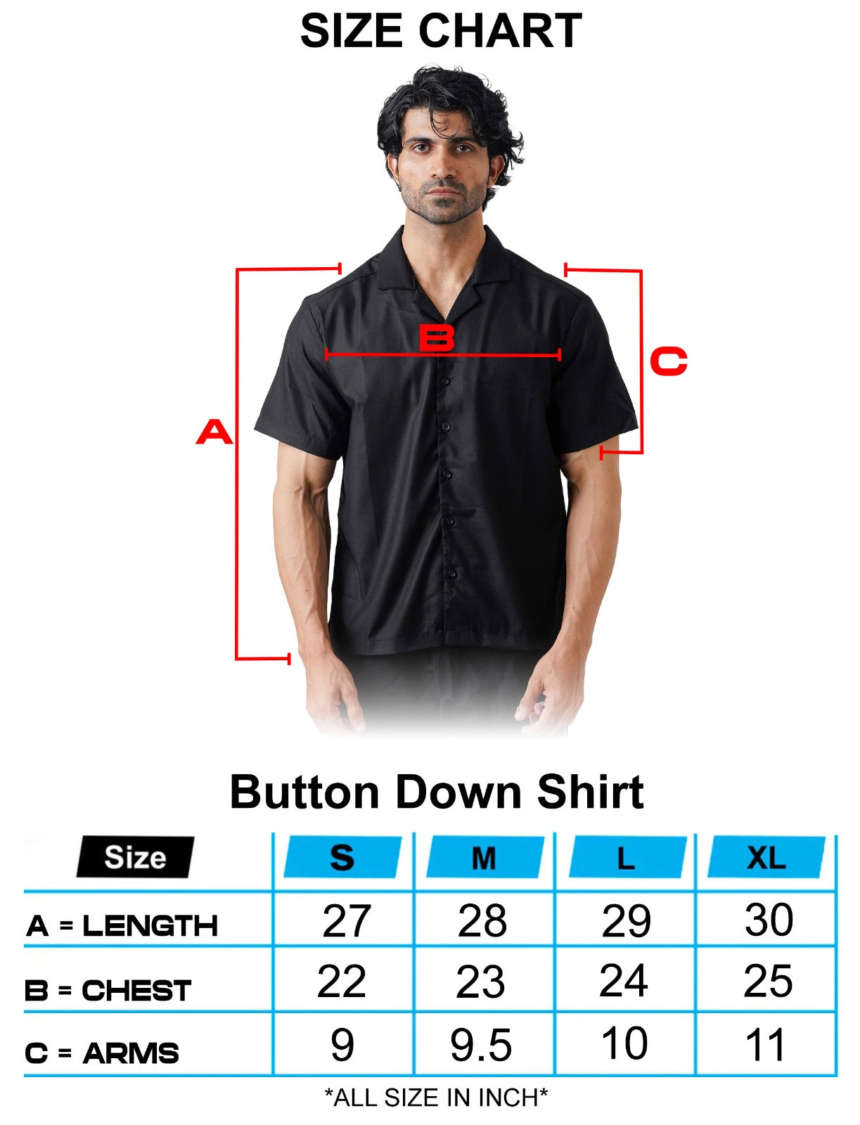 Button Down Shirt - Black
