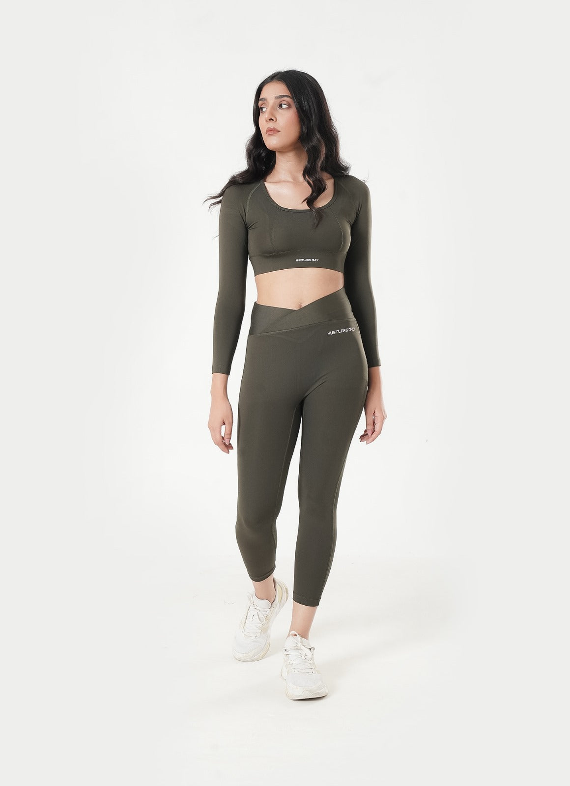 Cross Top - Olive