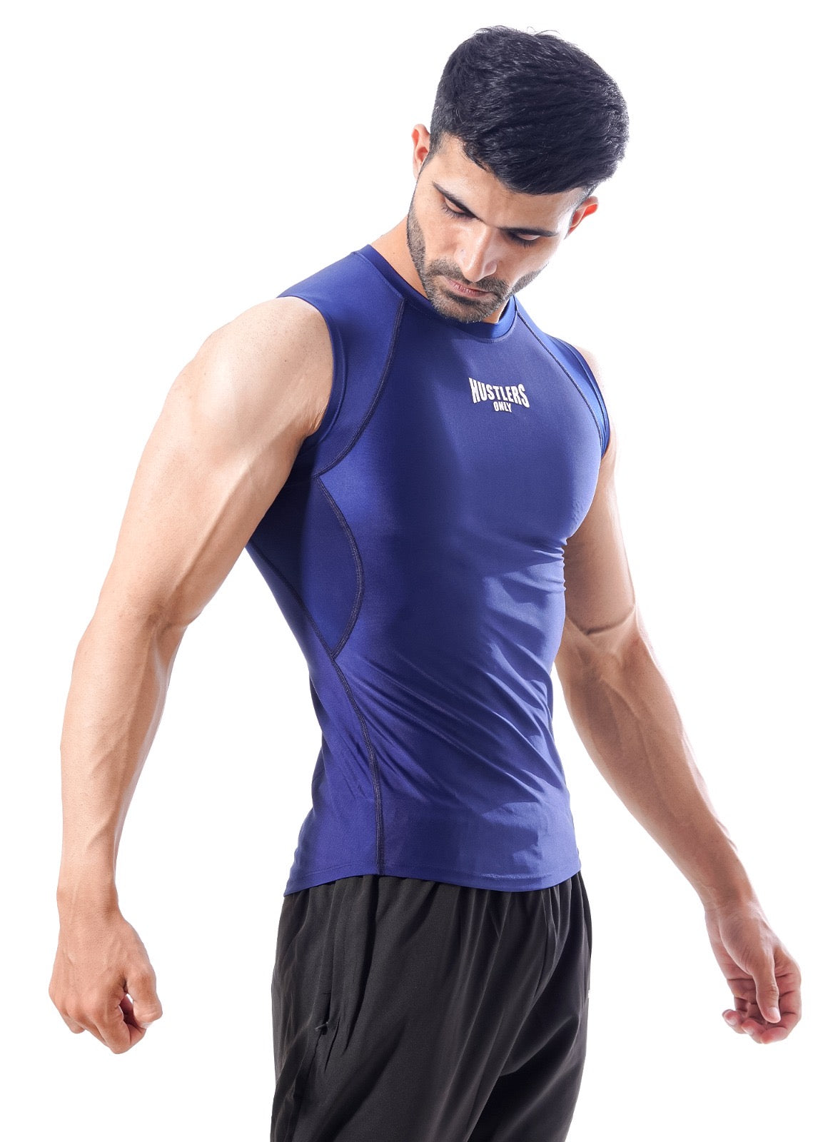 Tshirt Crest Cardio - Biru