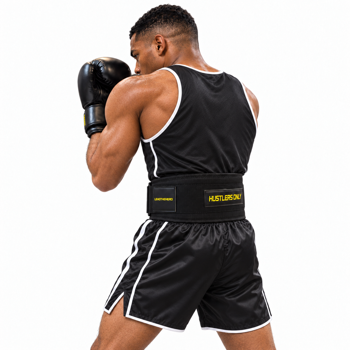 Boxing Gloves - Black & Yellow