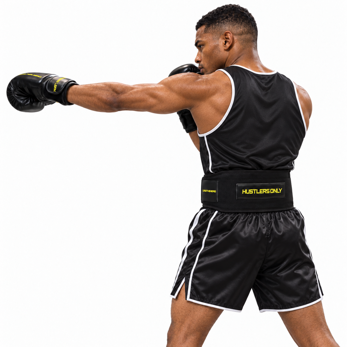Boxing Belt - Yellow & Black