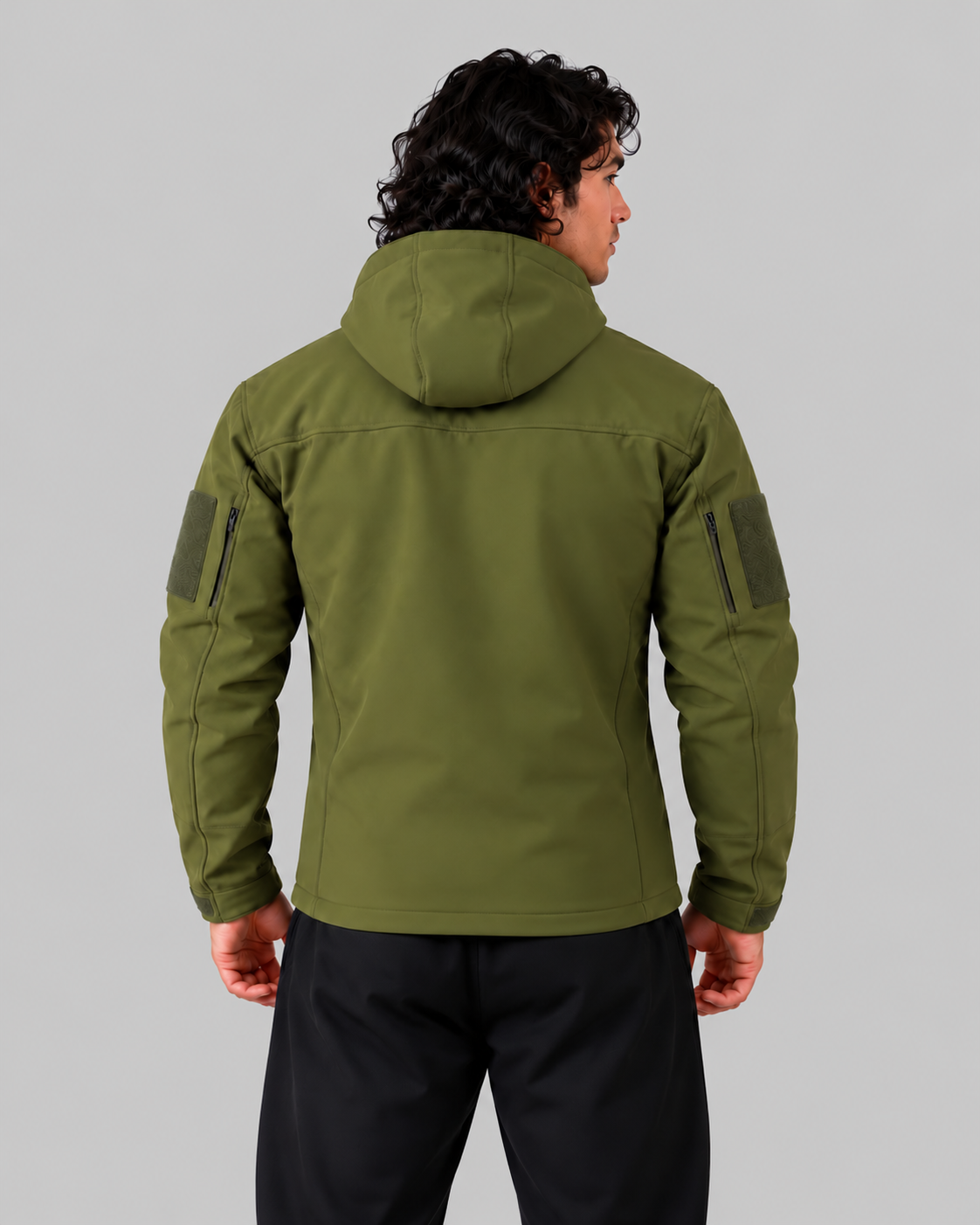 Jaket Tempur Musim Sejuk-Hijau