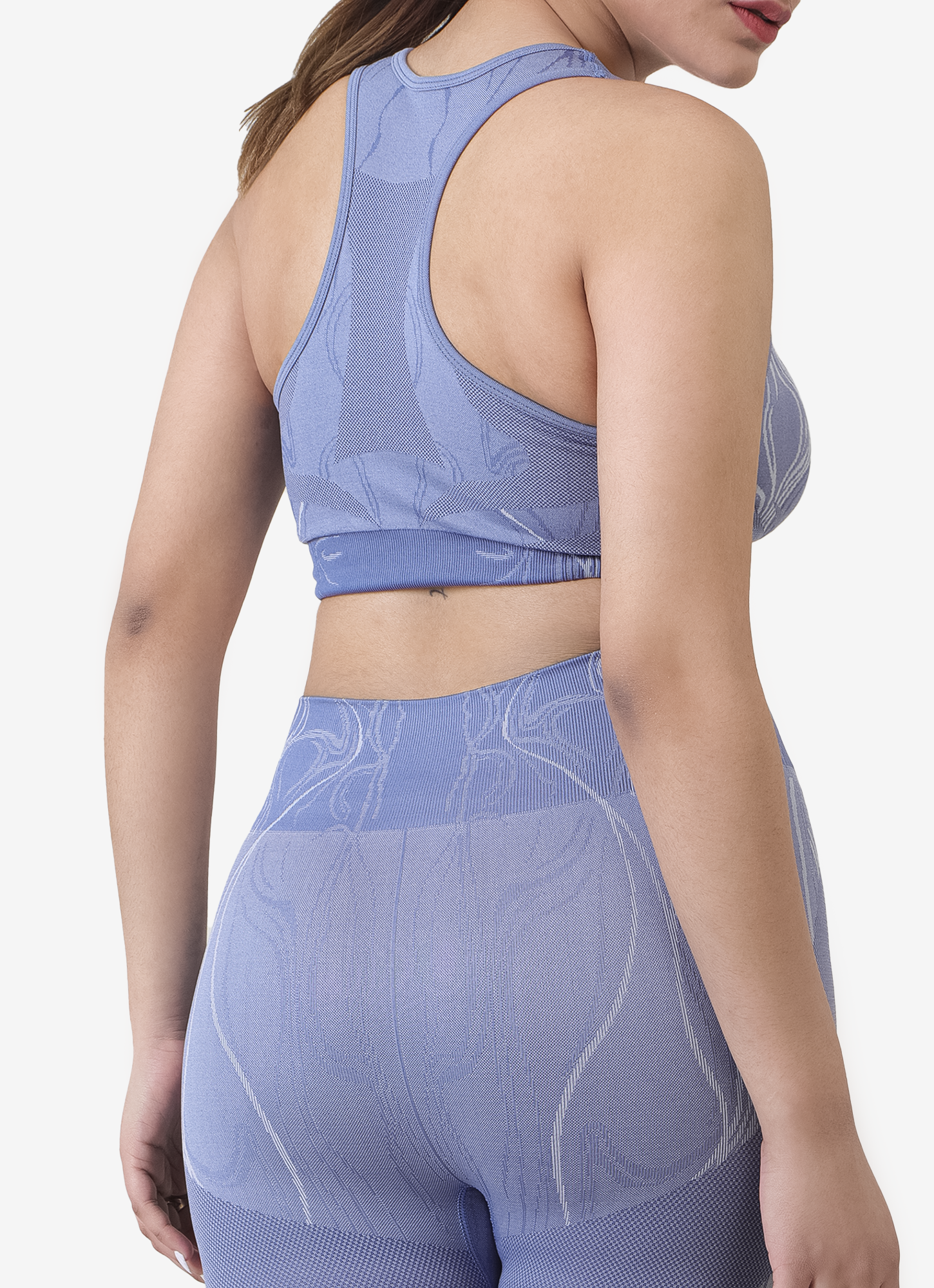 Volt Seamless Leggings-Blue