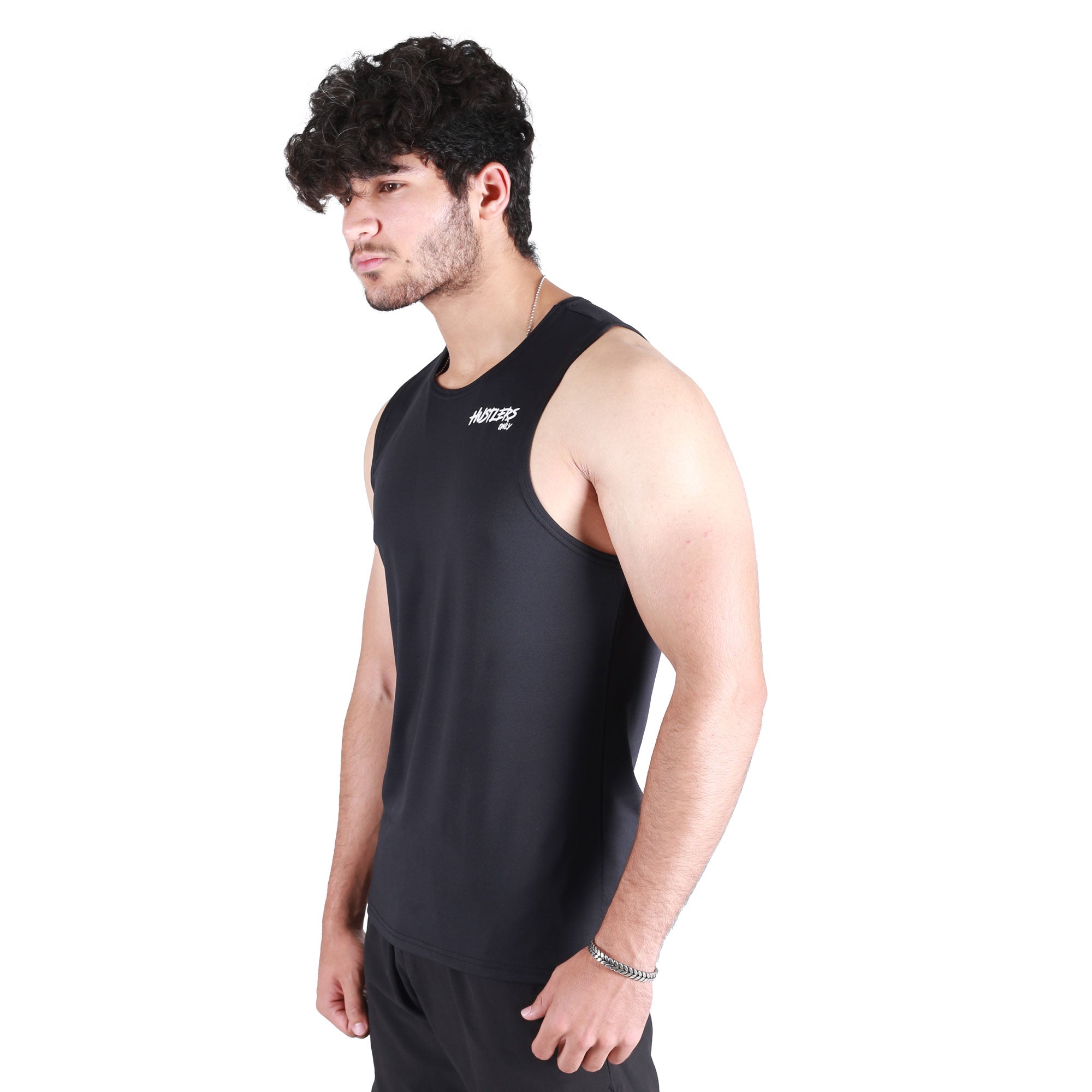 Men's Black Arrival Tank | HustlersOnlyPk
