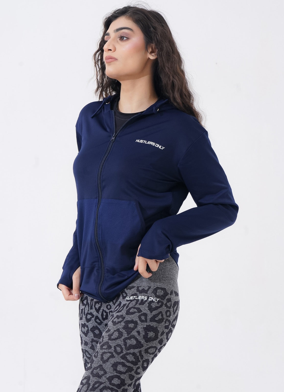 Hoodie Anggun Wanita - Tentera Laut