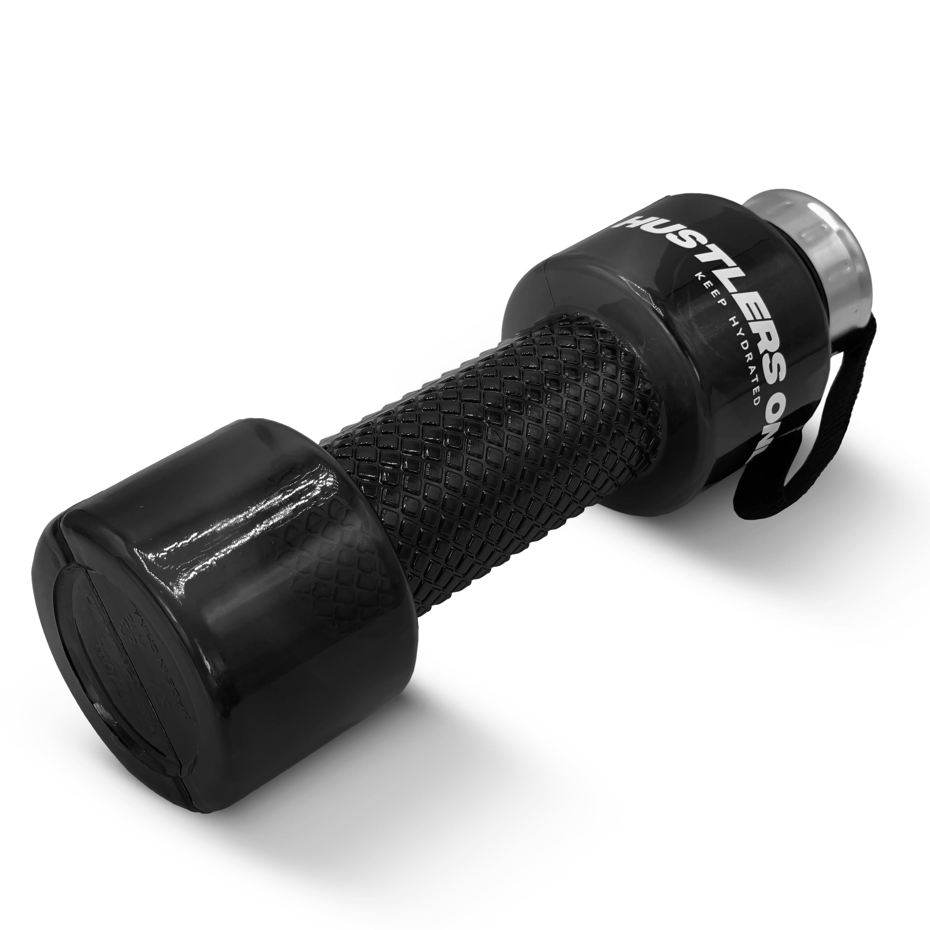 Dumbbell Water Bottle - Black