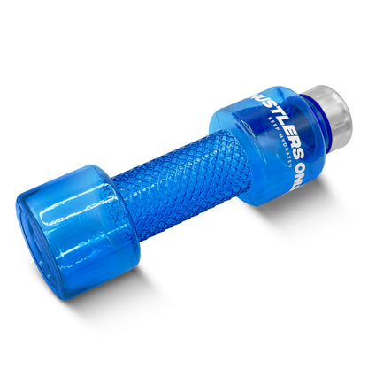 Dumbbell Water Bottle - Blue