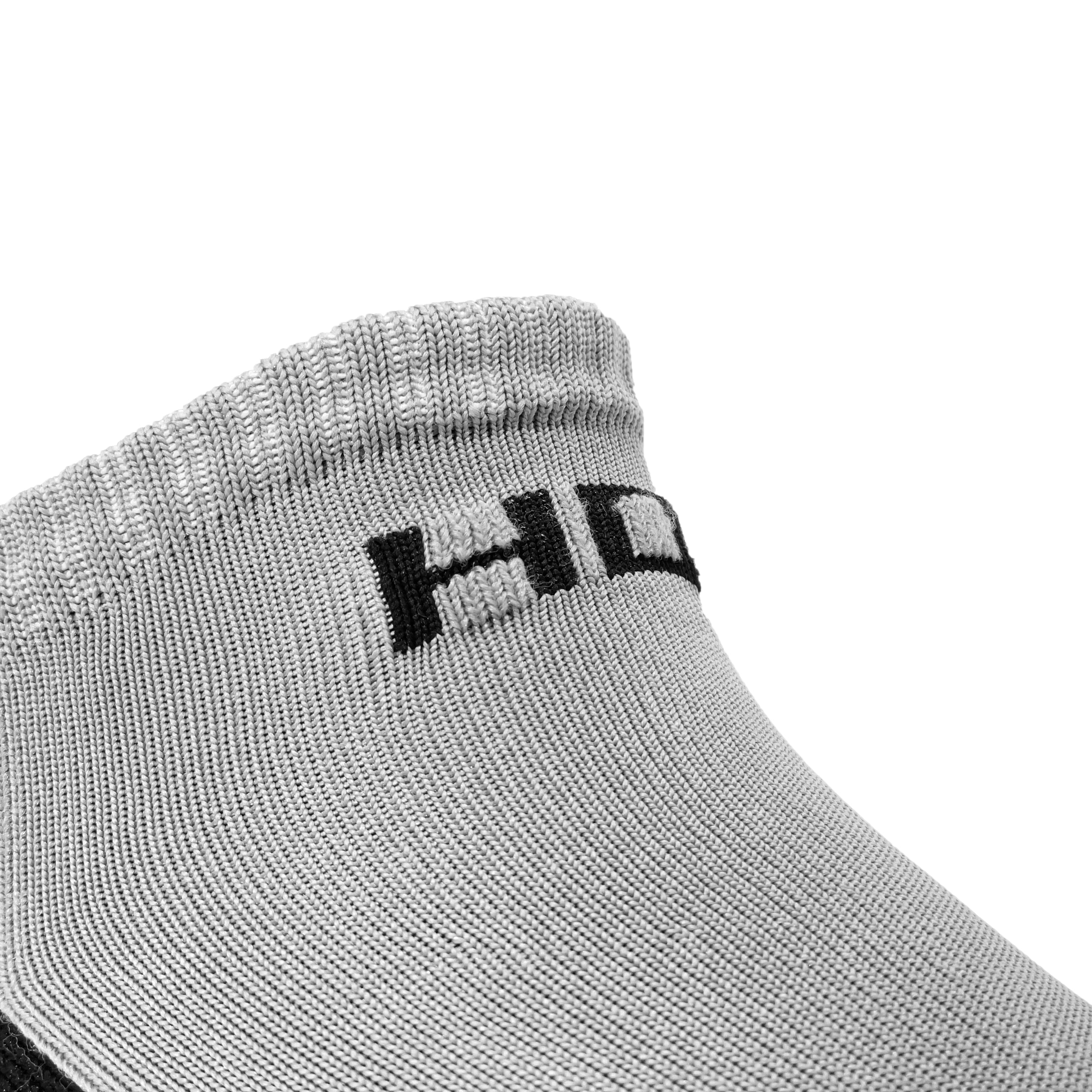 Ankle Crew Socks - Grey & Black