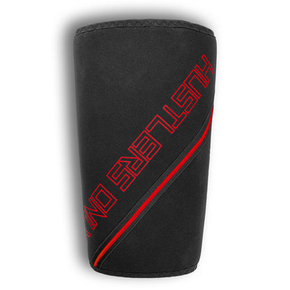 Lengan Lutut Powerlifting - 7mm Merah