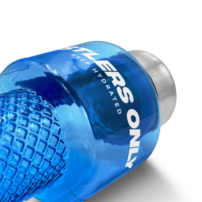 Dumbbell Water Bottle - Blue