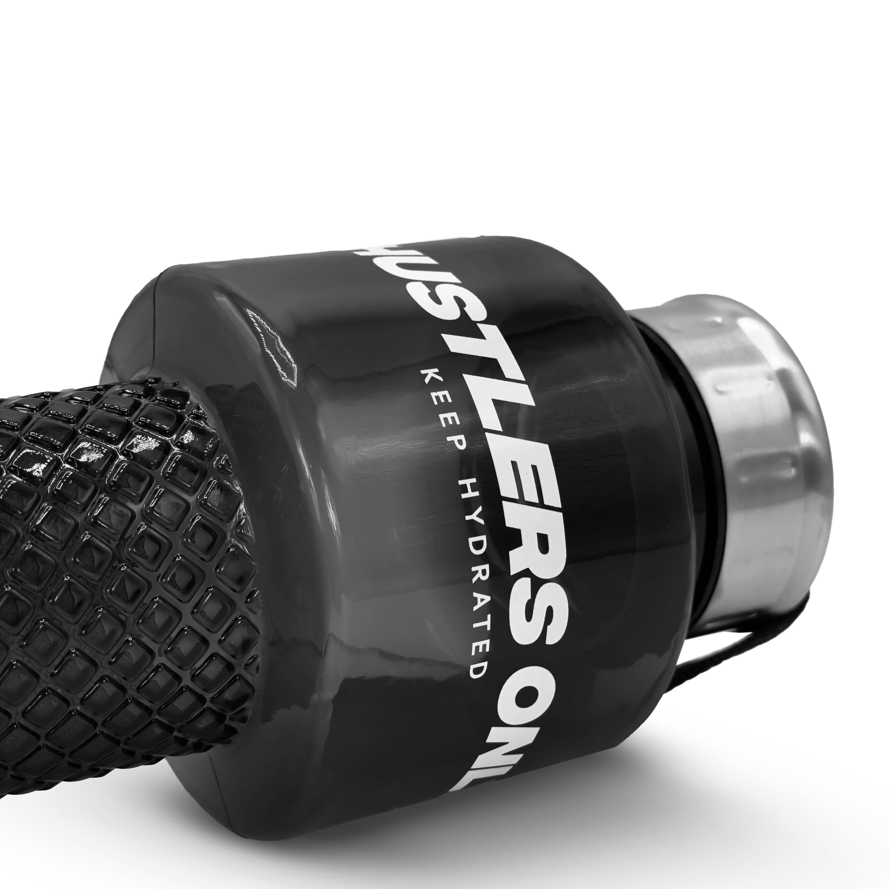 Dumbbell Water Bottle - Black