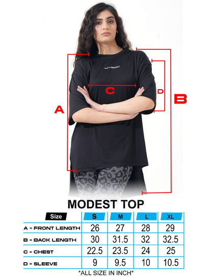 The Modest Top - Black