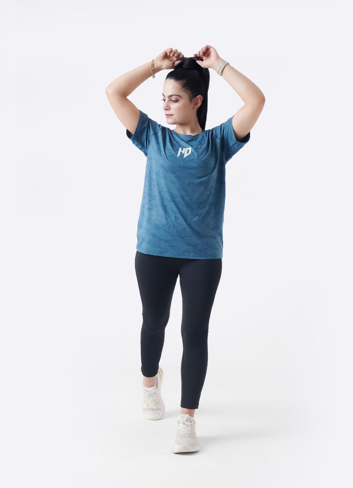 Tshirt Crest Cardio - Biru