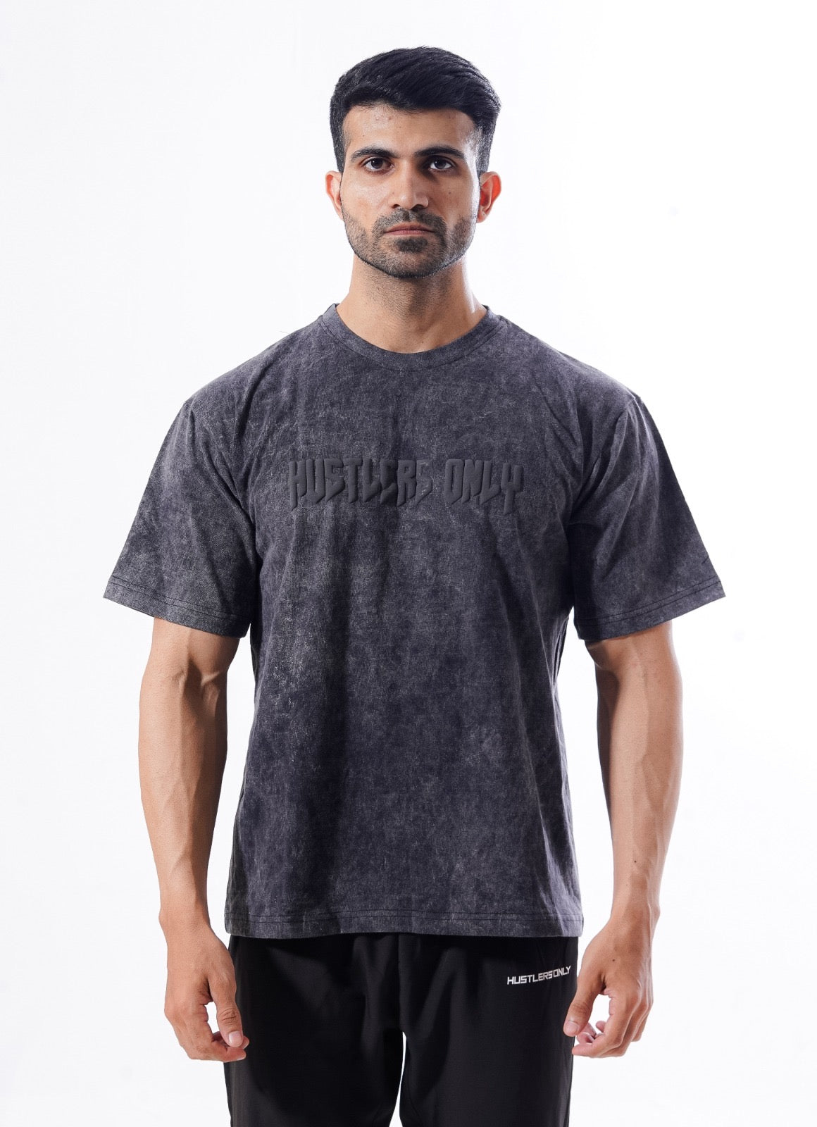 Drippy Acid Wash Tshirt - Black