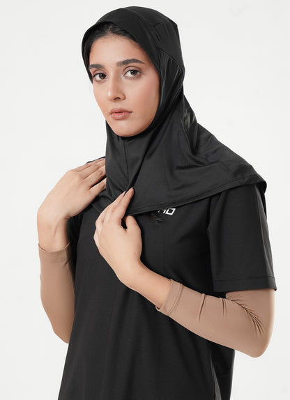 Sports Hijab - Black