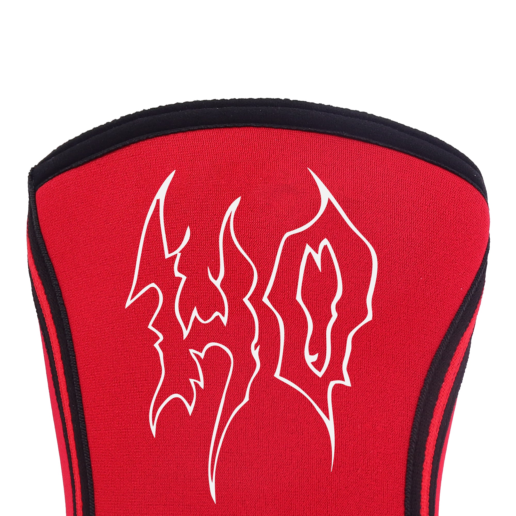 7mm Metal Knee Sleeves - Red