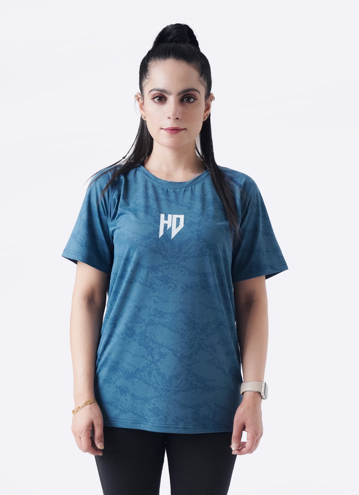 Tshirt Crest Cardio - Biru