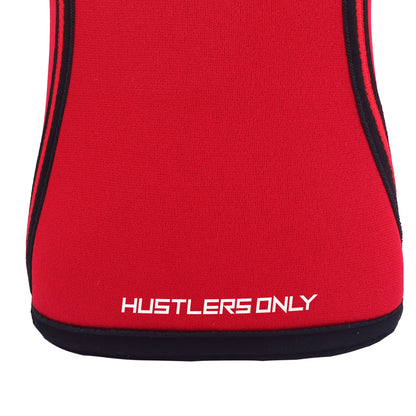 7mm Metal Knee Sleeves - Red