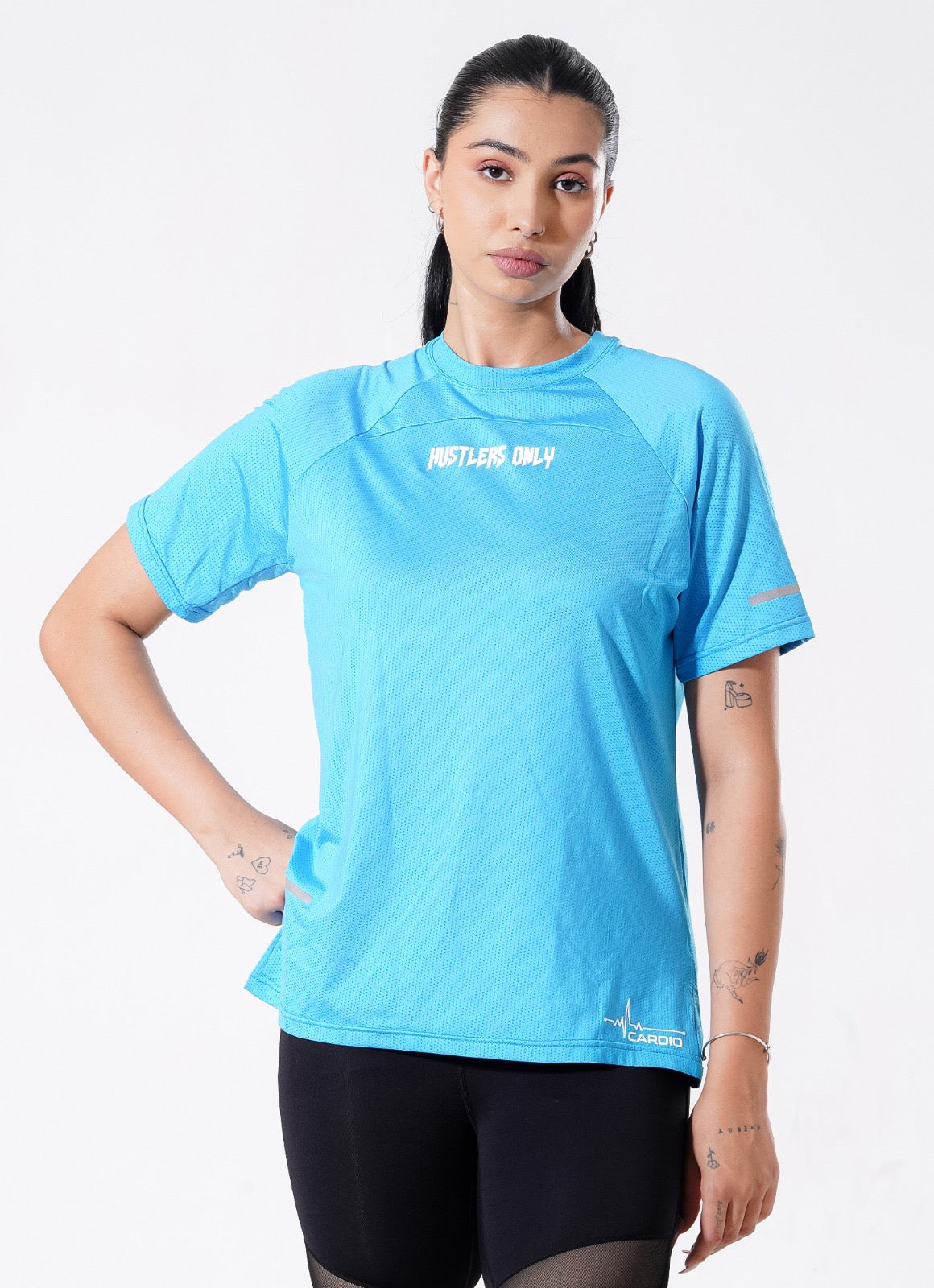 Tshirt Crest Cardio - Biru
