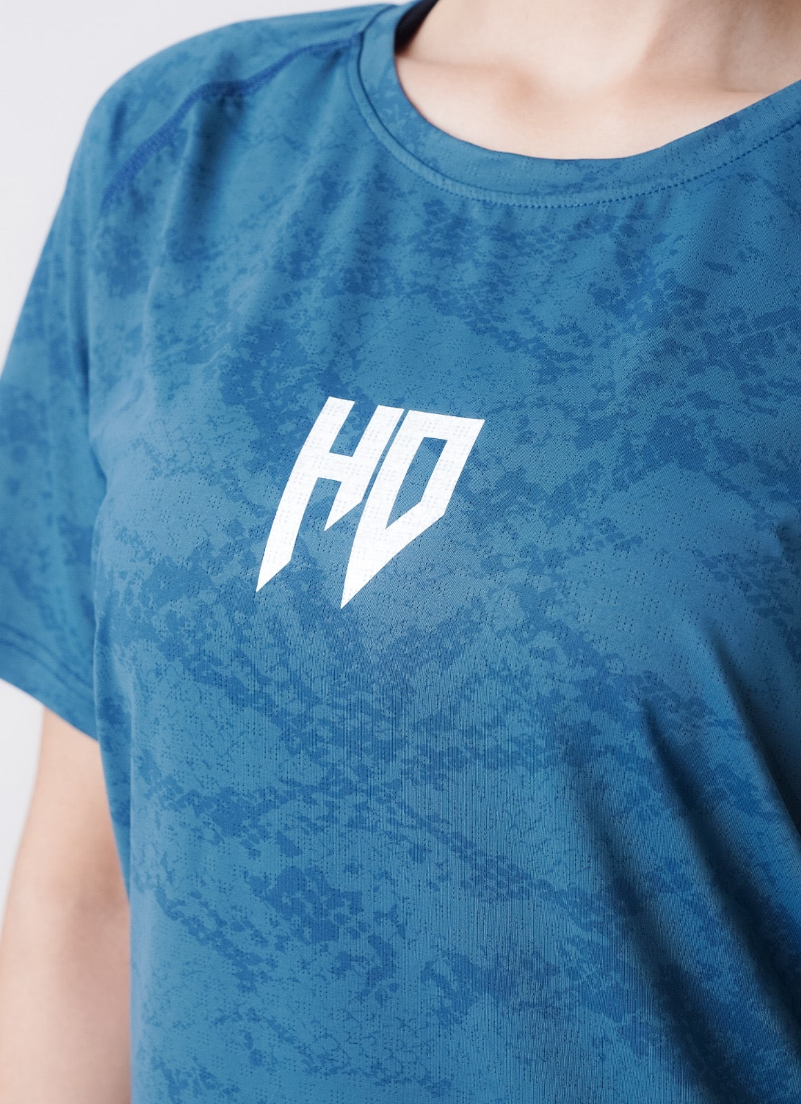Tshirt Crest Cardio - Biru