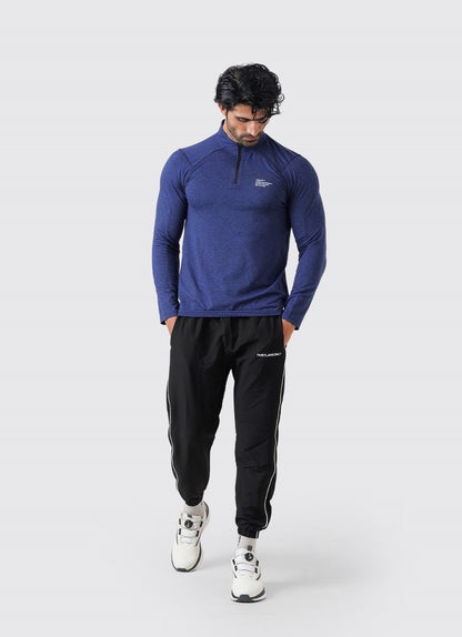 Utility Quarter Zip Shirt - Navy
