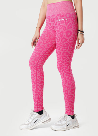 Safari Seamless Legging - Merah Jambu
