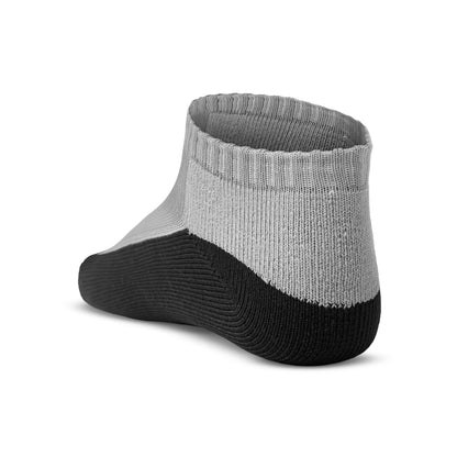 Ankle Crew Socks - Grey & Black