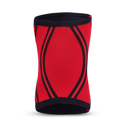 7mm Metal Knee Sleeves - Red