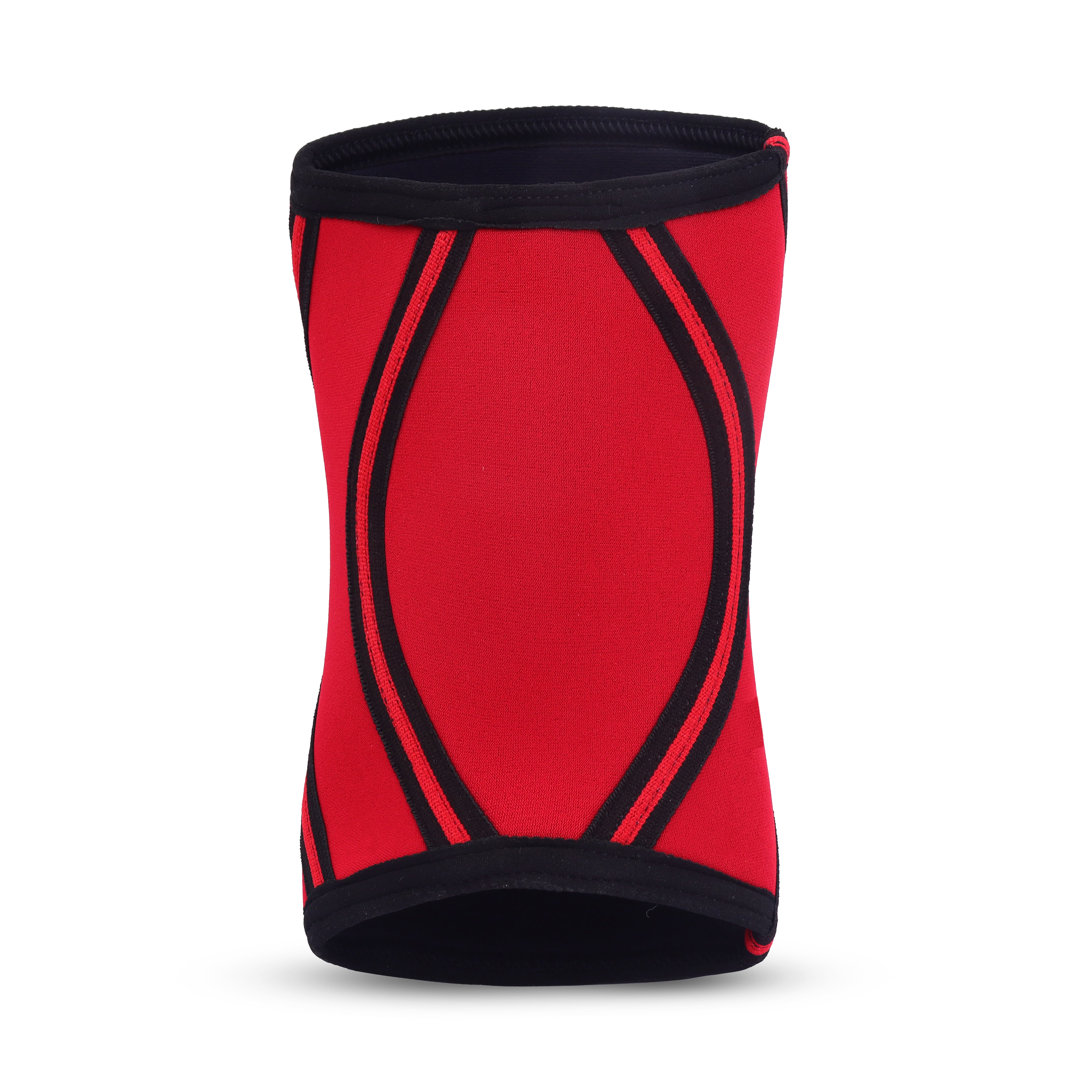 7mm Metal Knee Sleeves - Red