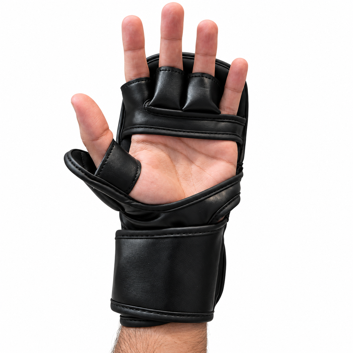 MMA Sparring Gloves - Black & Yellow
