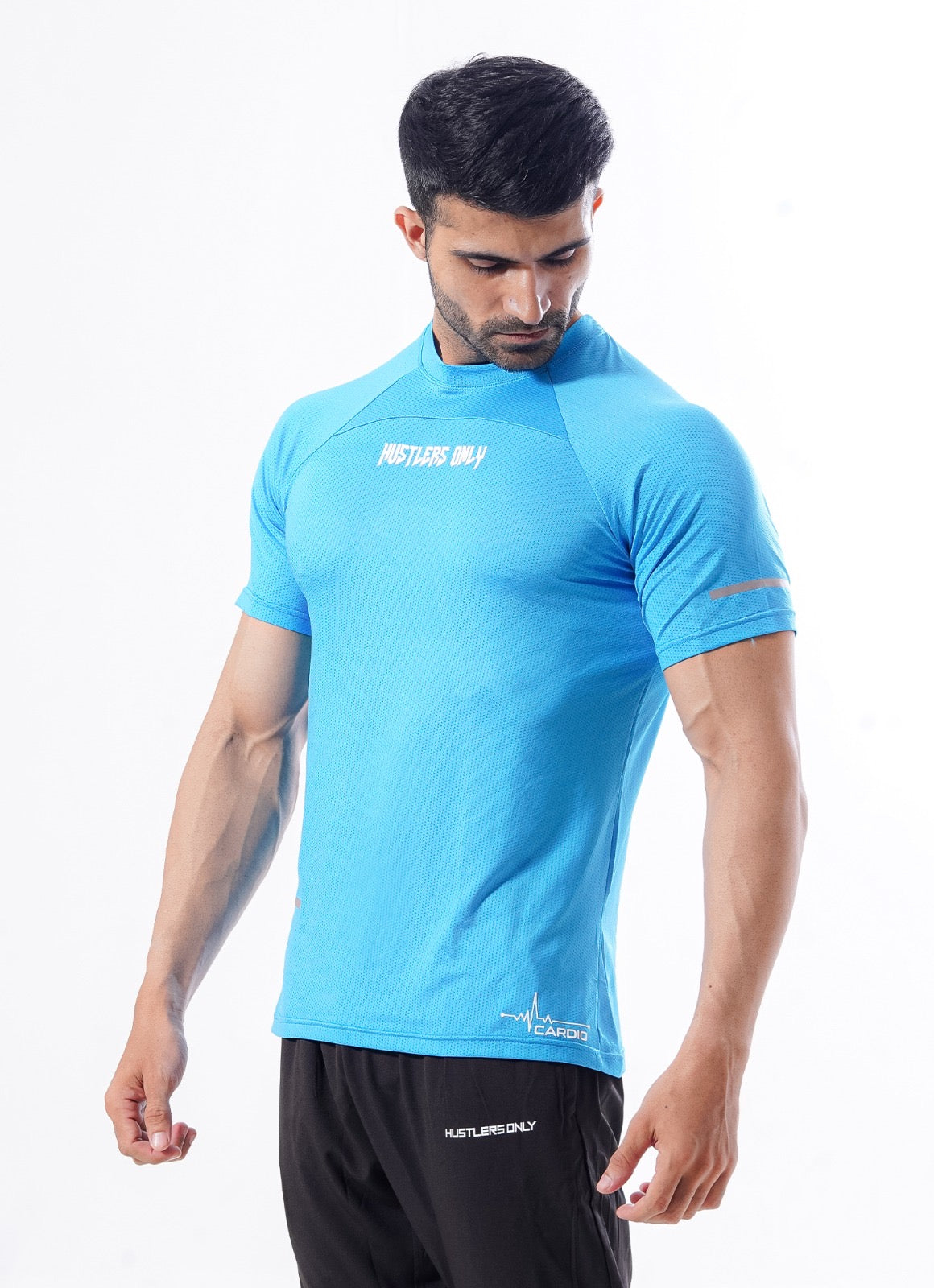 Tshirt Crest Cardio - Biru