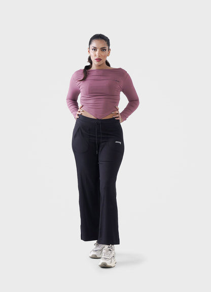 Diamond Crop Shirt - Pink