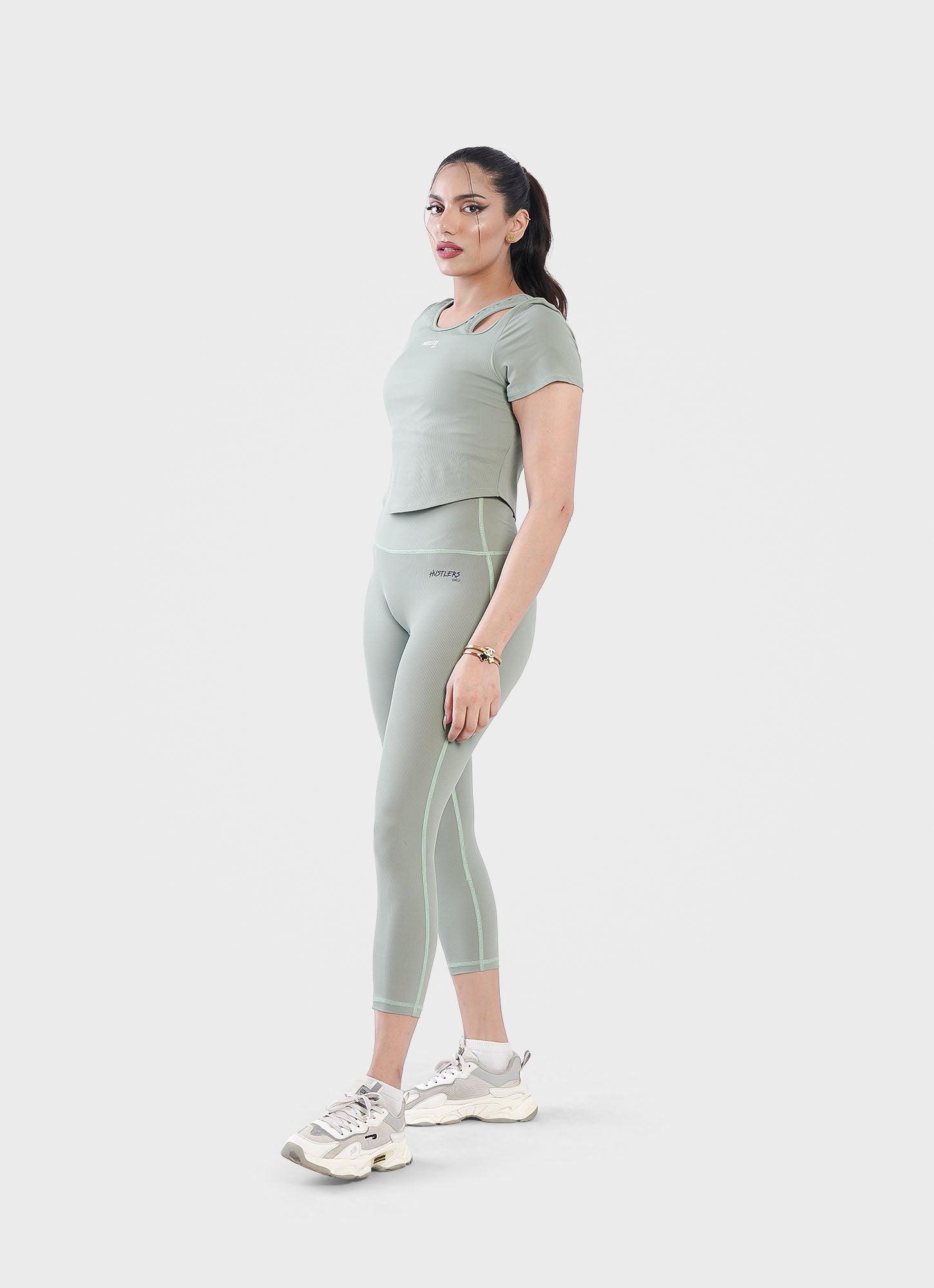 Onyx Crop T-Shirt - Light Green